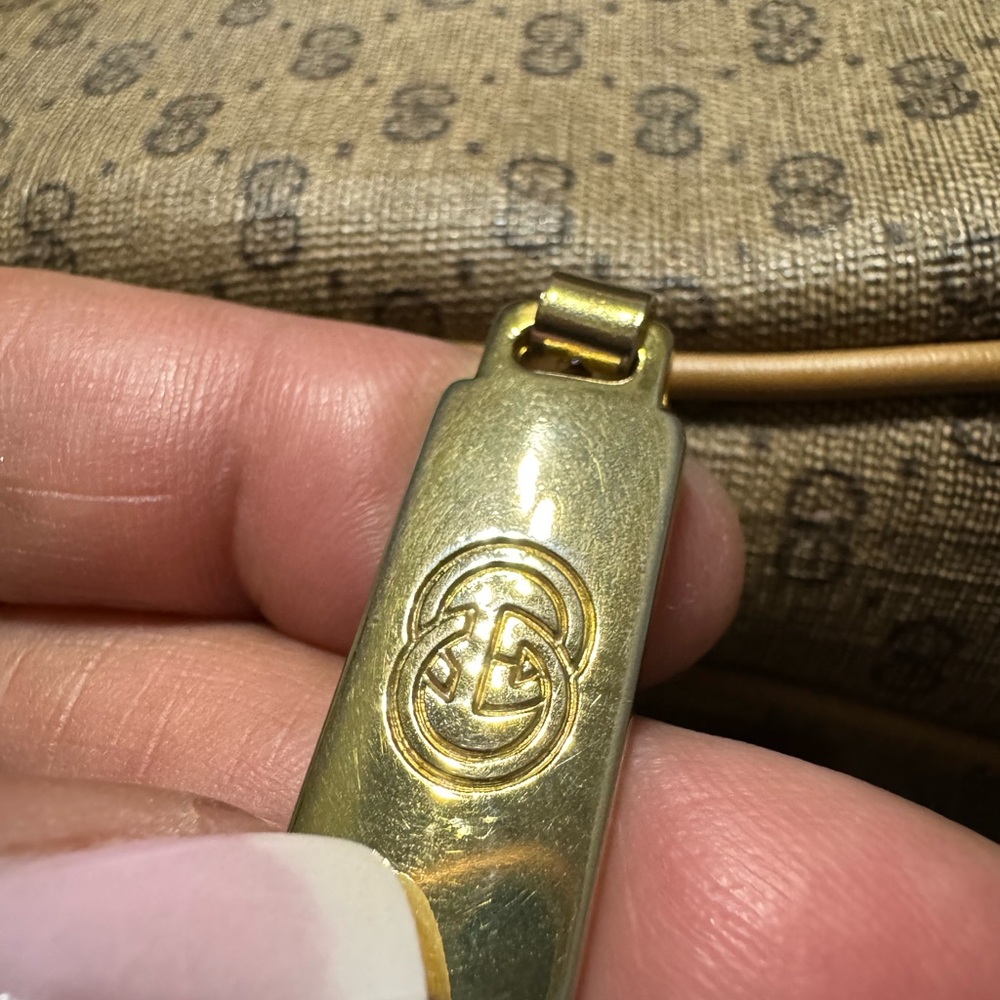 EUC Vintage Gucci Monogram Brown Canvas Travel Toiletry Cosmetic Pouch - Picture 11 of 11